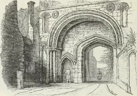 An illustration from The history and antiquities of the abbey and cathedral church of Bristol : illustrated by a series of engravings of views, elevations, plans, and details of that edifice : with biographical anecdotes of eminent persons connected with the establishment (1836)