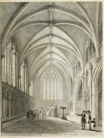 An illustration from The history and antiquities of the abbey and cathedral church of Bristol : illustrated by a series of engravings of views, elevations, plans, and details of that edifice : with biographical anecdotes of eminent persons connected with the establishment (1836)