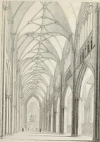 An illustration from The history and antiquities of the metropolitical church of York : illustrated by a series of engravings of views, elevations, plans and details of the architecture of that edifice : with biographical anecdotes of the archbishops (1836)