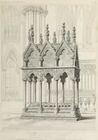 An illustration from The history and antiquities of the metropolitical church of York : illustrated by a series of engravings of views, elevations, plans and details of the architecture of that edifice : with biographical anecdotes of the archbishops (1836)