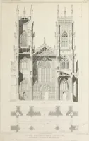 An illustration from The history and antiquities of the metropolitical church of York : illustrated by a series of engravings of views, elevations, plans and details of the architecture of that edifice : with biographical anecdotes of the archbishops (1836)