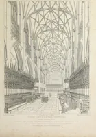 An illustration from The history and antiquities of the metropolitical church of York : illustrated by a series of engravings of views, elevations, plans and details of the architecture of that edifice : with biographical anecdotes of the archbishops (1836)