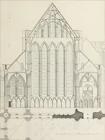 An illustration from The history and antiquities of the metropolitical church of York : illustrated by a series of engravings of views, elevations, plans and details of the architecture of that edifice : with biographical anecdotes of the archbishops (1836)