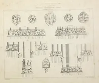 An illustration from The history and antiquities of the metropolitical church of York : illustrated by a series of engravings of views, elevations, plans and details of the architecture of that edifice : with biographical anecdotes of the archbishops (1836)