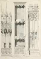 An illustration from The history and antiquities of the metropolitical church of York : illustrated by a series of engravings of views, elevations, plans and details of the architecture of that edifice : with biographical anecdotes of the archbishops (1836)