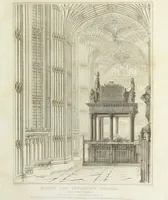 An illustration from The history and antiquities of the abbey church of St. Peter, Westminster : including notices and biographical memoirs of the abbots and deans of that foundation (1818)