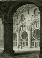 An illustration from History and antiquities of the cathedral churches of Great Britain : illustrated with a series of highly-finished engravings, exhibiting general and particular views, ground plans, and all the architectural features and ornaments in the various styles of building used in our ecclesiastical edifices (1814)