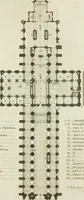 An illustration from History and antiquities of the cathedral churches of Great Britain : illustrated with a series of highly-finished engravings, exhibiting general and particular views, ground plans, and all the architectural features and ornaments in the various styles of building used in our ecclesiastical edifices (1814)