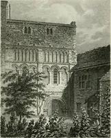 An illustration from History and antiquities of the cathedral churches of Great Britain : illustrated with a series of highly-finished engravings, exhibiting general and particular views, ground plans, and all the architectural features and ornaments in the various styles of building used in our ecclesiastical edifices (1814)
