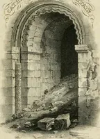An illustration from History and antiquities of the cathedral churches of Great Britain : illustrated with a series of highly-finished engravings, exhibiting general and particular views, ground plans, and all the architectural features and ornaments in the various styles of building used in our ecclesiastical edifices (1814)