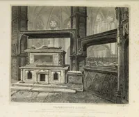 An illustration from The history and antiquities of the abbey church of St. Peter, Westminster : including notices and biographical memoirs of the abbots and deans of that foundation (1818)