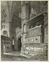 An illustration from The history and antiquities of the abbey church of St. Peter, Westminster : including notices and biographical memoirs of the abbots and deans of that foundation (1818)