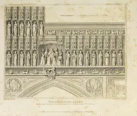 An illustration from The history and antiquities of the abbey church of St. Peter, Westminster : including notices and biographical memoirs of the abbots and deans of that foundation (1818)