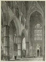An illustration from The history and antiquities of the abbey church of St. Peter, Westminster : including notices and biographical memoirs of the abbots and deans of that foundation (1818)
