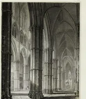 An illustration from The history and antiquities of the abbey church of St. Peter, Westminster : including notices and biographical memoirs of the abbots and deans of that foundation (1818)