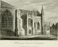 Picture 26 of 65 from History and antiquities of the cathedral churches of Great Britain : illustrated with a series of highly-finished engravings, exhibiting general and particular views, ground plans, and all the architectural features and ornaments in the various styles of building used in our ecclesiastical edifices (1814), leaf 107