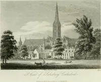 Picture 29 of 65 from History and antiquities of the cathedral churches of Great Britain : illustrated with a series of highly-finished engravings, exhibiting general and particular views, ground plans, and all the architectural features and ornaments in the various styles of building used in our ecclesiastical edifices (1814), leaf 128