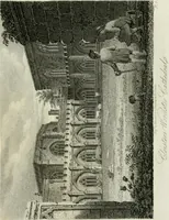 An illustration from History and antiquities of the cathedral churches of Great Britain : illustrated with a series of highly-finished engravings, exhibiting general and particular views, ground plans, and all the architectural features and ornaments in the various styles of building used in our ecclesiastical edifices (1814)