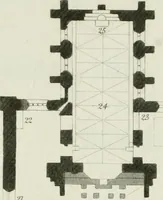 An illustration from History and antiquities of the cathedral churches of Great Britain : illustrated with a series of highly-finished engravings, exhibiting general and particular views, ground plans, and all the architectural features and ornaments in the various styles of building used in our ecclesiastical edifices (1814)