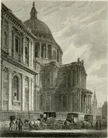 An illustration from History and antiquities of the cathedral churches of Great Britain : illustrated with a series of highly-finished engravings, exhibiting general and particular views, ground plans, and all the architectural features and ornaments in the various styles of building used in our ecclesiastical edifices (1814)