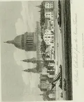 An illustration from History and antiquities of the cathedral churches of Great Britain : illustrated with a series of highly-finished engravings, exhibiting general and particular views, ground plans, and all the architectural features and ornaments in the various styles of building used in our ecclesiastical edifices (1814)