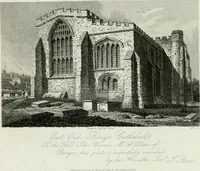 Picture 23 of 88 from History and antiquities of the cathedral churches of Great Britain : illustrated with a series of highly-finished engravings, exhibiting general and particular views, ground plans, and all the architectural features and ornaments in the various styles of building used in our ecclesiastical edifices (1814), leaf 106