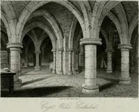 Picture 27 of 88 from History and antiquities of the cathedral churches of Great Britain : illustrated with a series of highly-finished engravings, exhibiting general and particular views, ground plans, and all the architectural features and ornaments in the various styles of building used in our ecclesiastical edifices (1814), leaf 131