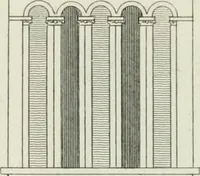 An illustration from History and antiquities of the cathedral churches of Great Britain : illustrated with a series of highly-finished engravings, exhibiting general and particular views, ground plans, and all the architectural features and ornaments in the various styles of building used in our ecclesiastical edifices (1814)