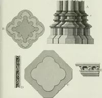 An illustration from History and antiquities of the cathedral churches of Great Britain : illustrated with a series of highly-finished engravings, exhibiting general and particular views, ground plans, and all the architectural features and ornaments in the various styles of building used in our ecclesiastical edifices (1814)