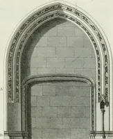 An illustration from History and antiquities of the cathedral churches of Great Britain : illustrated with a series of highly-finished engravings, exhibiting general and particular views, ground plans, and all the architectural features and ornaments in the various styles of building used in our ecclesiastical edifices (1814)