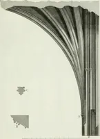 An illustration from History and antiquities of the cathedral churches of Great Britain : illustrated with a series of highly-finished engravings, exhibiting general and particular views, ground plans, and all the architectural features and ornaments in the various styles of building used in our ecclesiastical edifices (1814)