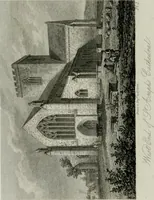 An illustration from History and antiquities of the cathedral churches of Great Britain : illustrated with a series of highly-finished engravings, exhibiting general and particular views, ground plans, and all the architectural features and ornaments in the various styles of building used in our ecclesiastical edifices (1814)