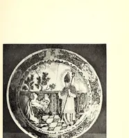 An illustration from A history and description of the old French faïence, with an account of the revival of faïence painting in France, by M. L. Solon; with a preface by William Burton. Containing twenty-four plates in colours, together with reproductions of marks and numerous illustrations (1903)