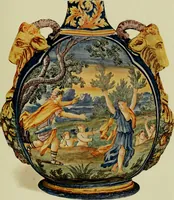 An illustration from A history and description of the old French faïence : with an account of the revival of faïence painting in France (1903)