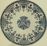 An illustration from A history and description of the old French faïence : with an account of the revival of faïence painting in France (1903)