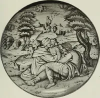 An illustration from A history and description of Italian majolica (1907)