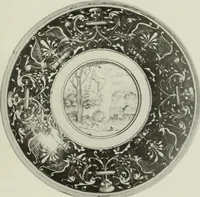 An illustration from A history and description of Italian majolica (1907)