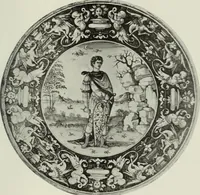 An illustration from A history and description of Italian majolica (1907)