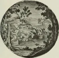 An illustration from A history and description of Italian majolica (1907)