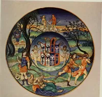 An illustration from A history and description of Italian majolica (1907)