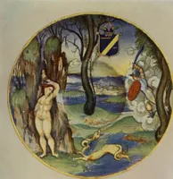 An illustration from A history and description of Italian majolica (1907)
