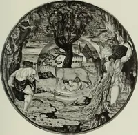 An illustration from A history and description of Italian majolica (1907)