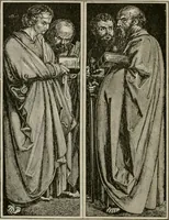 An illustration from An outline history of painting for beginners and students, with complete indexes and numerous full-page illustrations (1902)