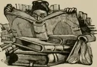 An illustration from An outline history of painting for beginners and students, with complete indexes and numerous full-page illustrations (1902)