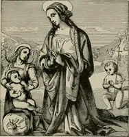 An illustration from An outline history of painting for beginners and students, with complete indexes and numerous full-page illustrations (1902)