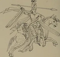 An illustration from History of ancient, early Christian, and mediaeval painting (1906)