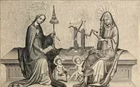 An illustration from History of ancient, early Christian, and mediaeval painting (1906)