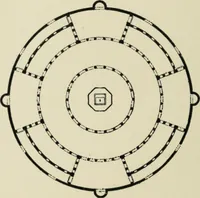 An illustration from A history of architecture in Italy from the time of Constantine to the dawn of the renaissance (1901)