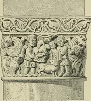 An illustration from A history of architecture in Italy from the time of Constantine to the dawn of the renaissance (1901)