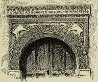 An illustration from A history of architecture in Italy from the time of Constantine to the dawn of the renaissance (1901)